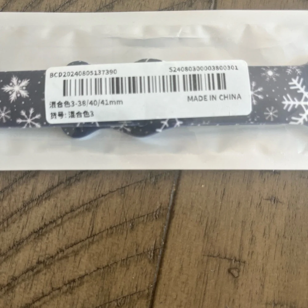 Apple Watch band winter themed